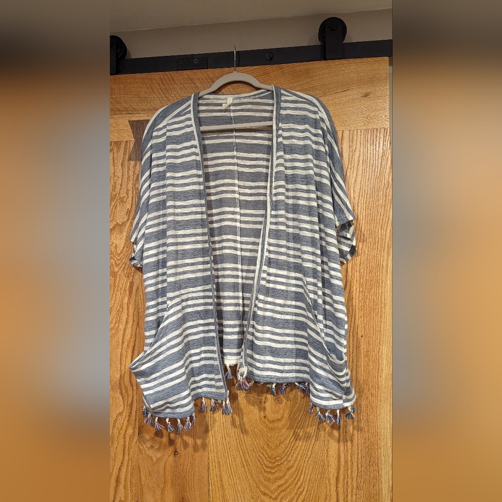 Pink Blush Short Sleeve Shawl